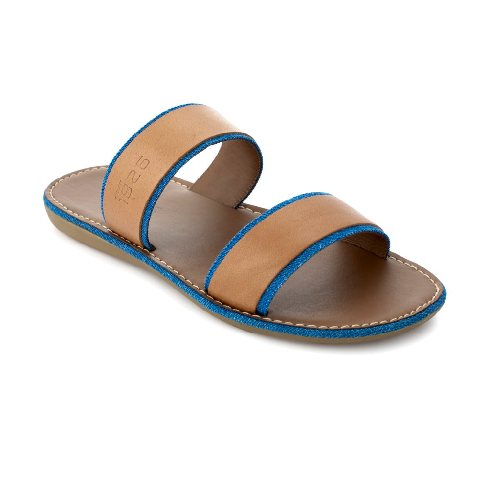 ANOD LEATHER SLIPPER LIGHT BROWN