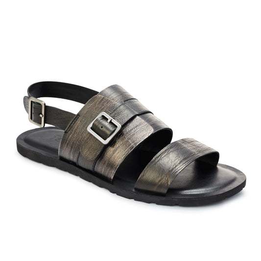 CORTEZ SLING BACK LEATHER SANDAL BLACK