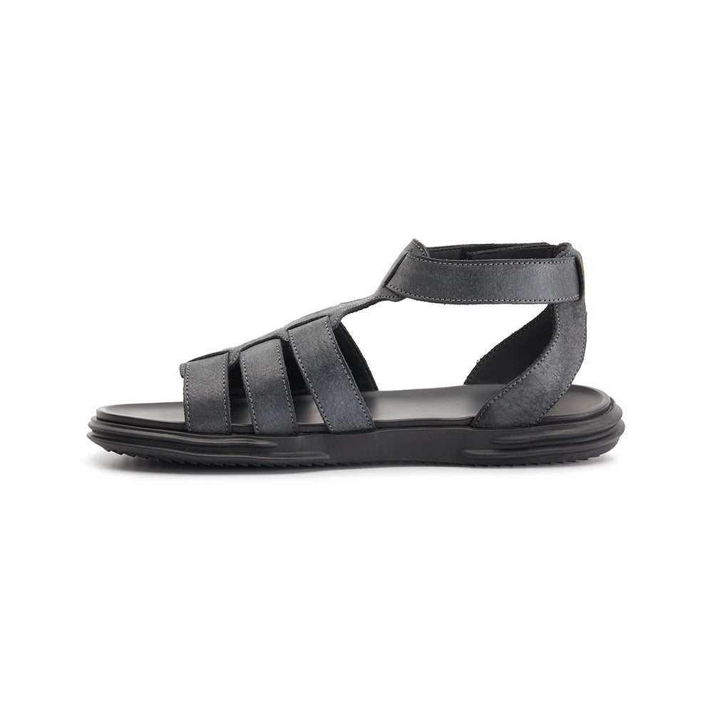 DANTON LEATHER SANDAL GREY