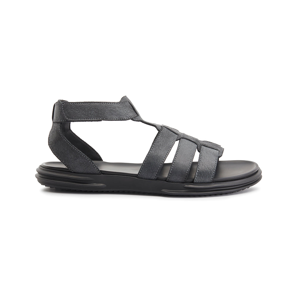 DANTON LEATHER SANDAL GREY