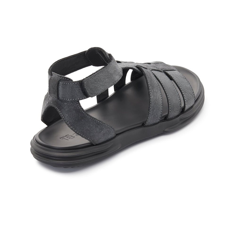 DANTON LEATHER SANDAL GREY