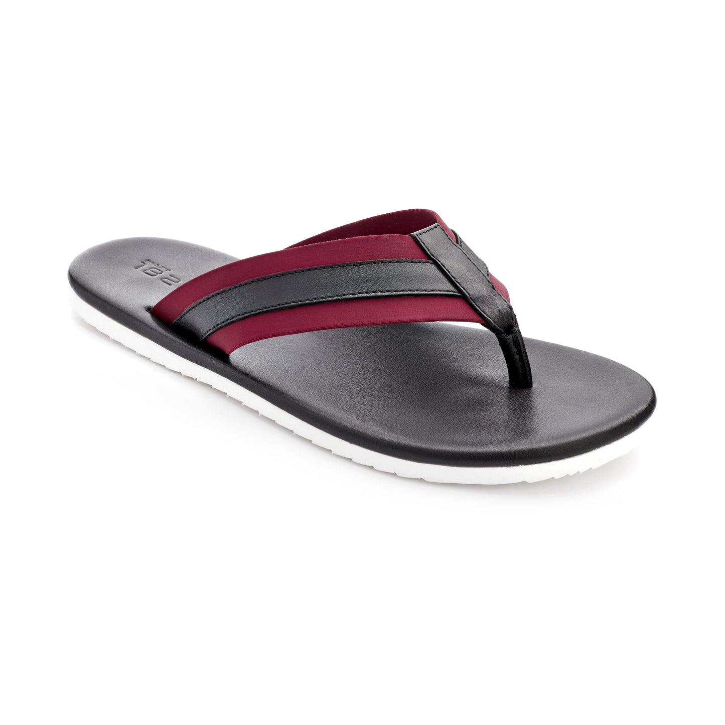 ARSEN THONG LEATHER SANDALS RED