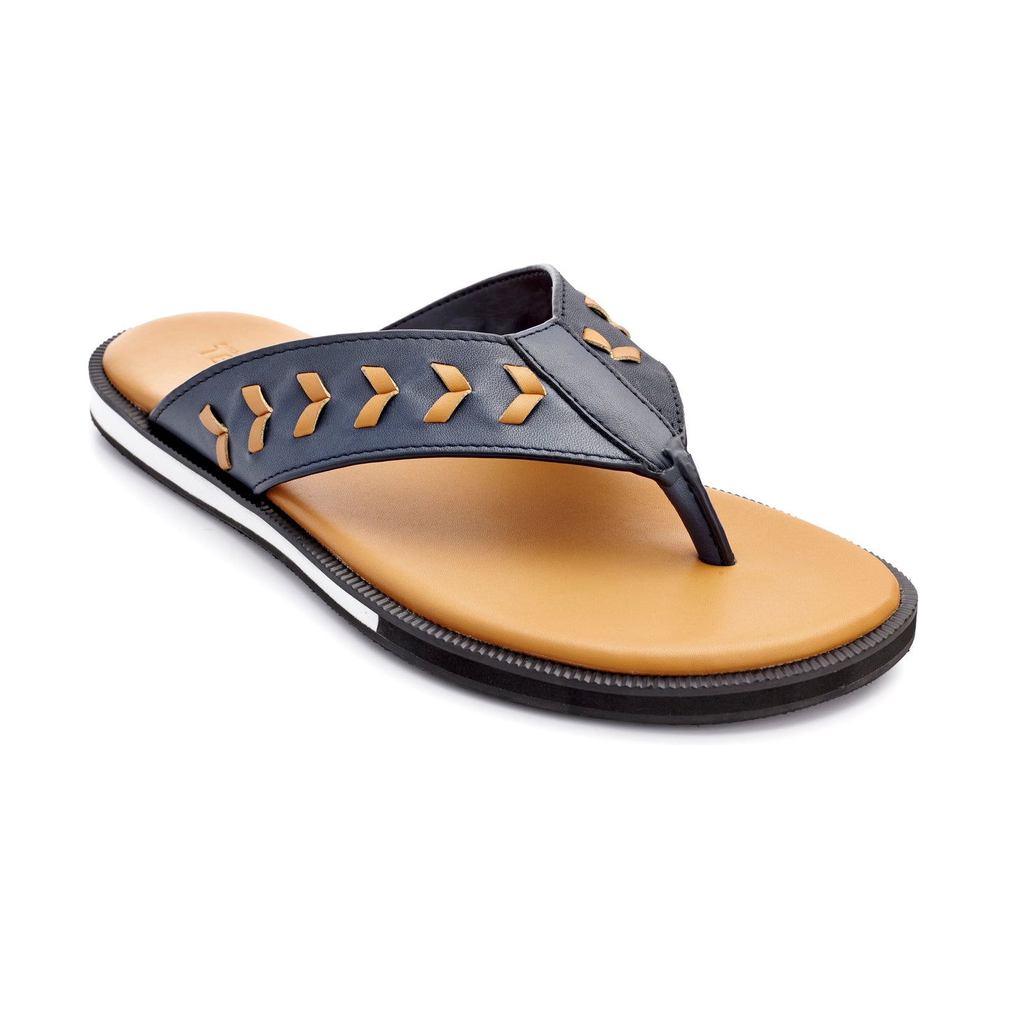 ACHEH THONG LEATHER SANDALS BLUE