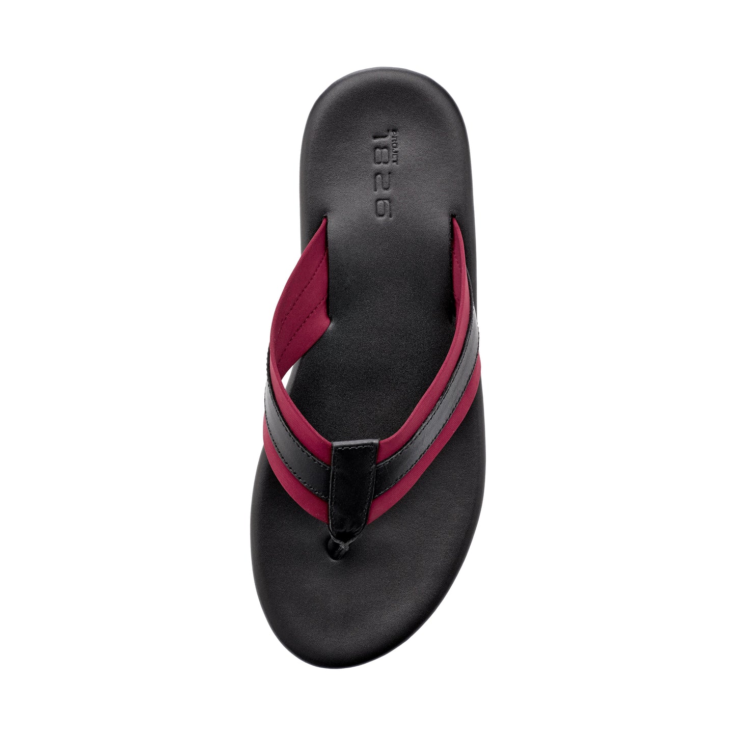 ARSEN THONG LEATHER SANDALS RED