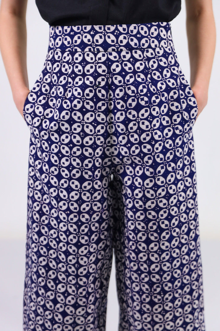 Asa Tailored Pants - Blue Cocoa