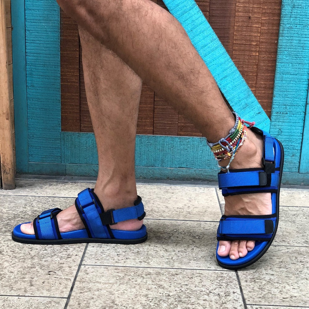 DARL BACK SLING SANDAL BLUE