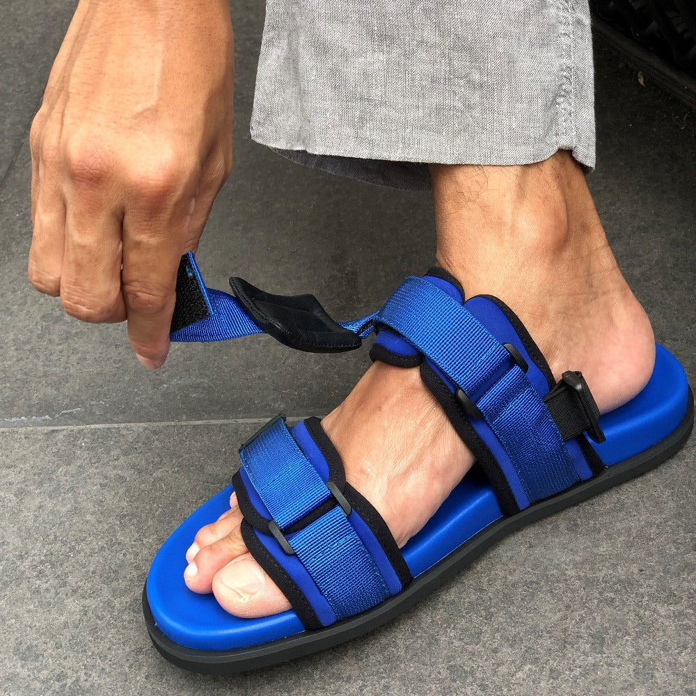 DARL BACK SLING SANDAL BLUE