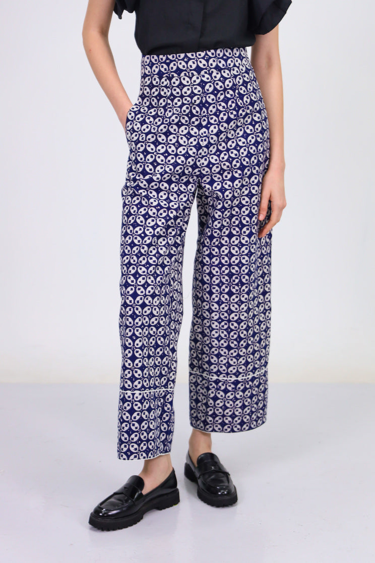 Asa Tailored Pants - Blue Cocoa